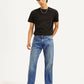 Men's 555 Blue Loose Fit Mid Rise Jeans - 0119c023-455e-4e30-b844-f584763a9067 View