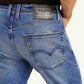 Men's 555 Blue Loose Fit Mid Rise Jeans - 82d3c6b3-7f9a-4529-b1e4-9a98c1b4dc3d View