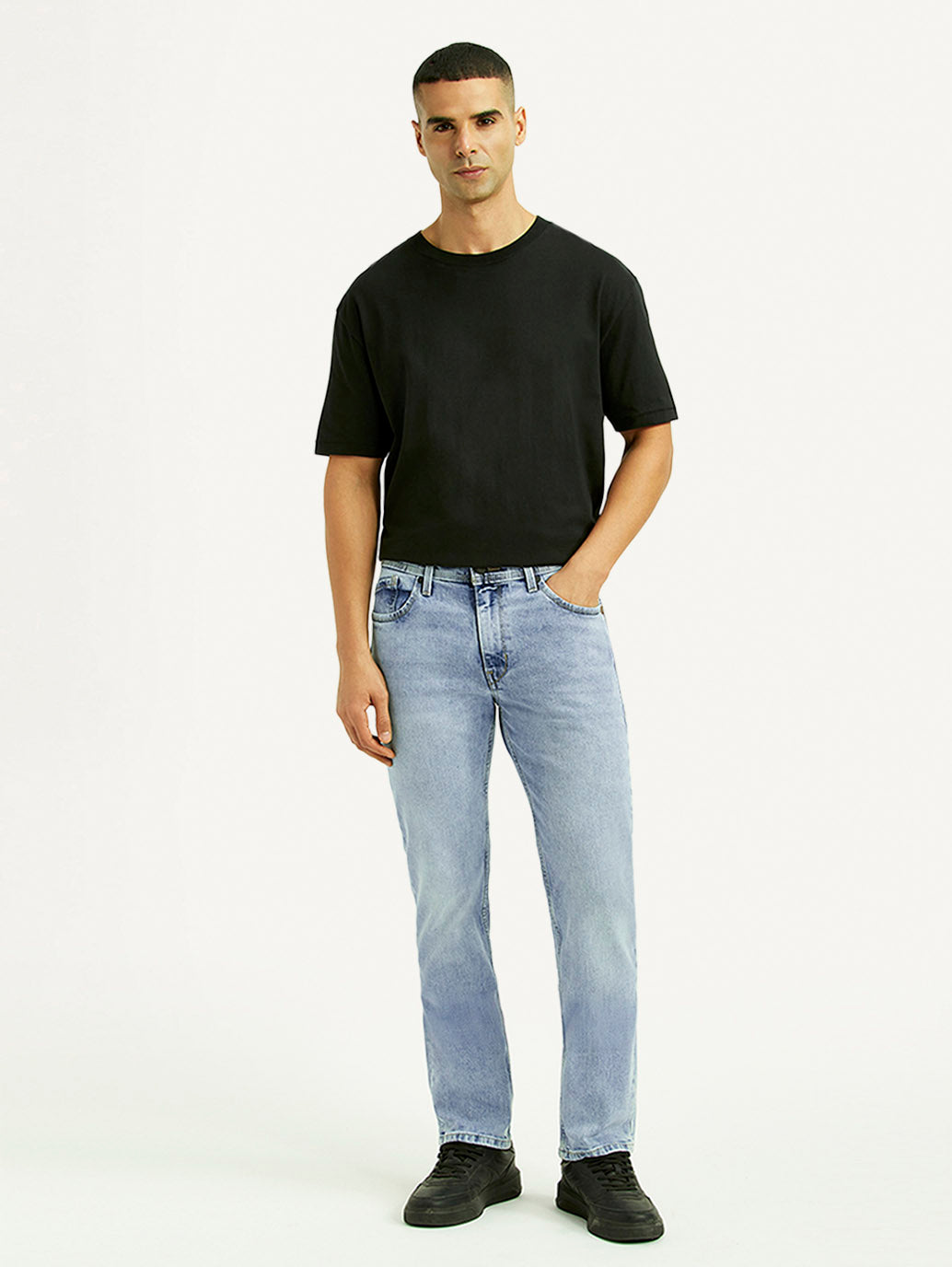 Men's 511 Light Blue Slim Fit Mid Rise Jeans