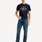 Men's 511 Dark Blue Slim Fit Mid Rise Jeans - Styleshot View