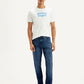 Men's 513 Blue Slim Straight Fit Mid Rise Jeans - b8690850-b100-4804-870c-6bf6fdfd37c5 View