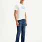 Men's 513 Blue Slim Straight Fit Mid Rise Jeans - cbdbe3ea-f687-4e1d-ac0f-7e85ad8ef30b View