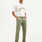 Men's Green Authentic Straight Fit Chino Pants - Styleshot View