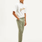 Men's Green Authentic Straight Fit Chino Pants - Side View