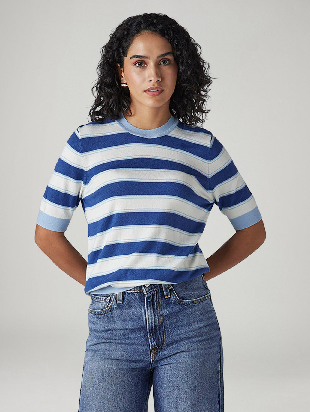 Women's Striped Regular Fit Top