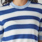 Women's Striped Regular Fit Top - Detail View