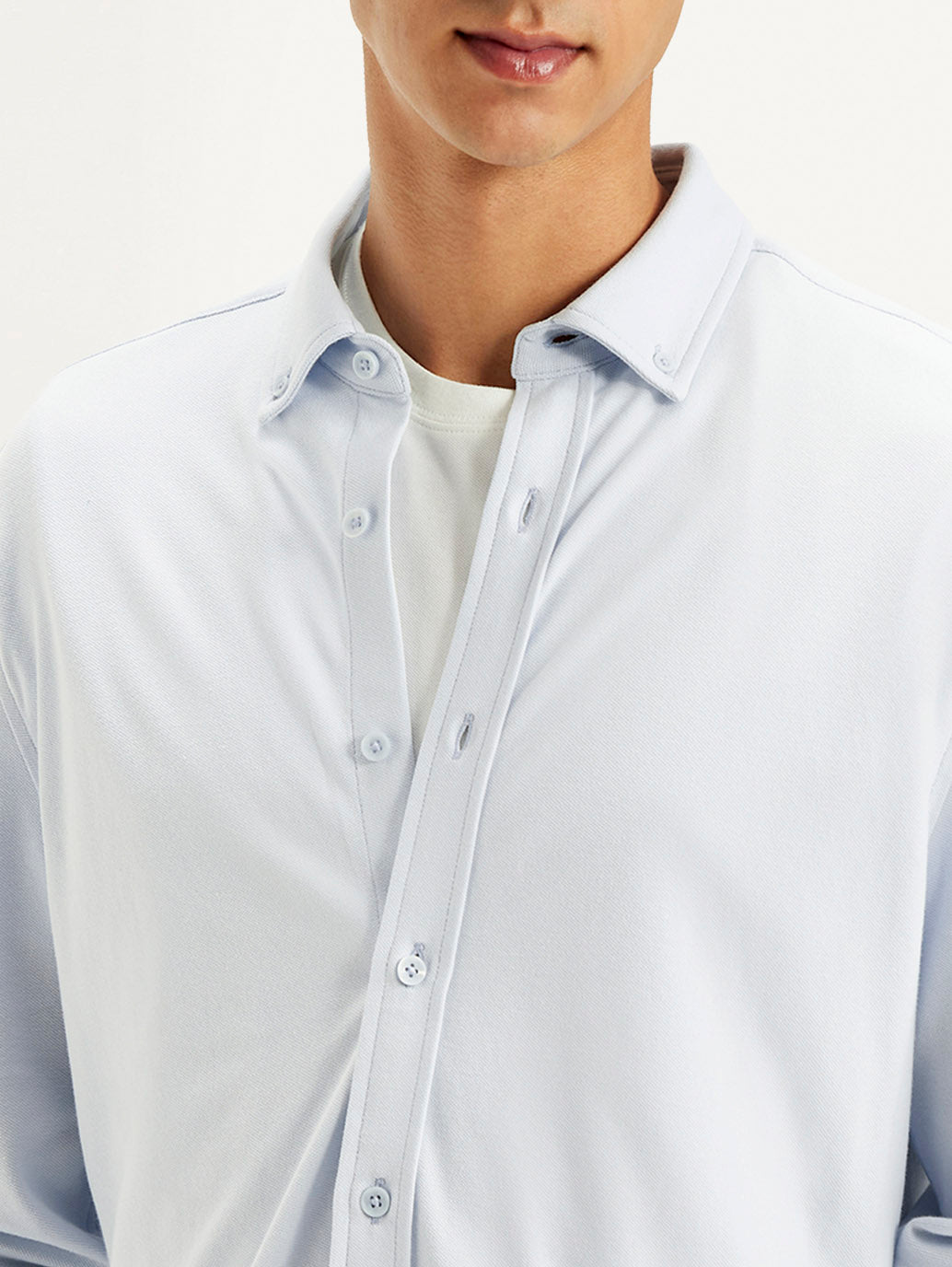 Men's Solid Slim Fit Shirt - 33e23b62-8999-46bc-bea4-0b043a45eb19 View
