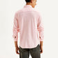 Men's Solid Slim Fit Shirt - Back View