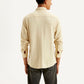 Men's Solid Slim Fit Shirt - Back View