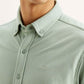 Men's Solid Slim Fit Knit Shirt - Detail View