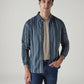 Men's Striped Slim Fit Waffle Shirt - Styleshot View