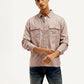 Men's Solid Slim Fit Shirt - Front View