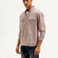 Men's Solid Slim Fit Shirt - Side View