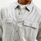 Men's Solid Regular Fit Shirt - Detail View