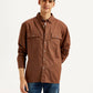 Men's Solid Slim Fit Shirt - Front View
