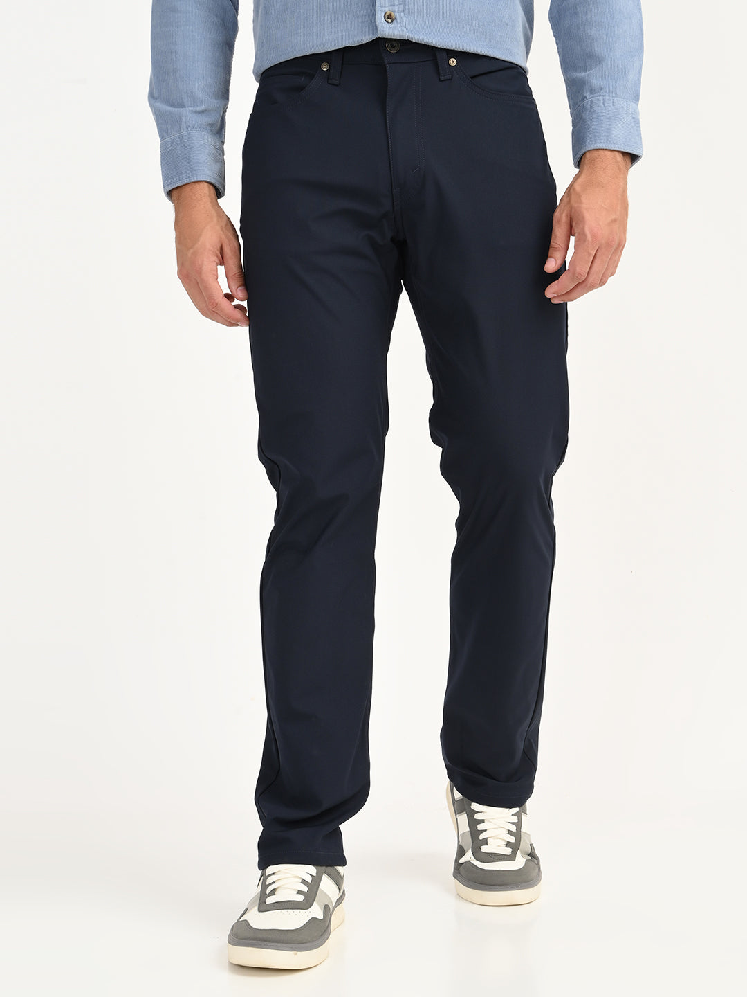 Men's 514 Navy Straight Fit Chino Tech Pants