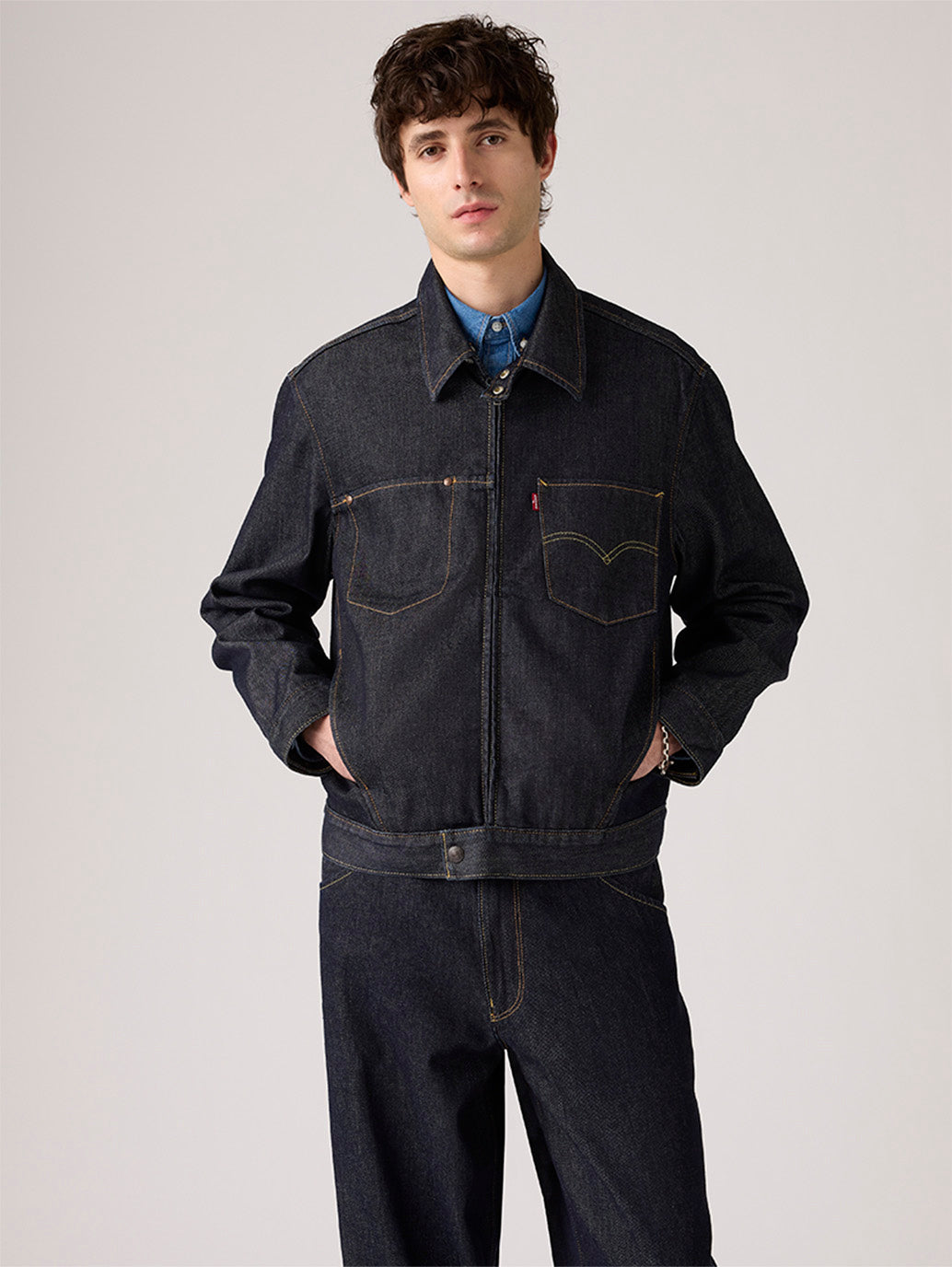 Men's Twist Trucker Jacket - Styleshot View