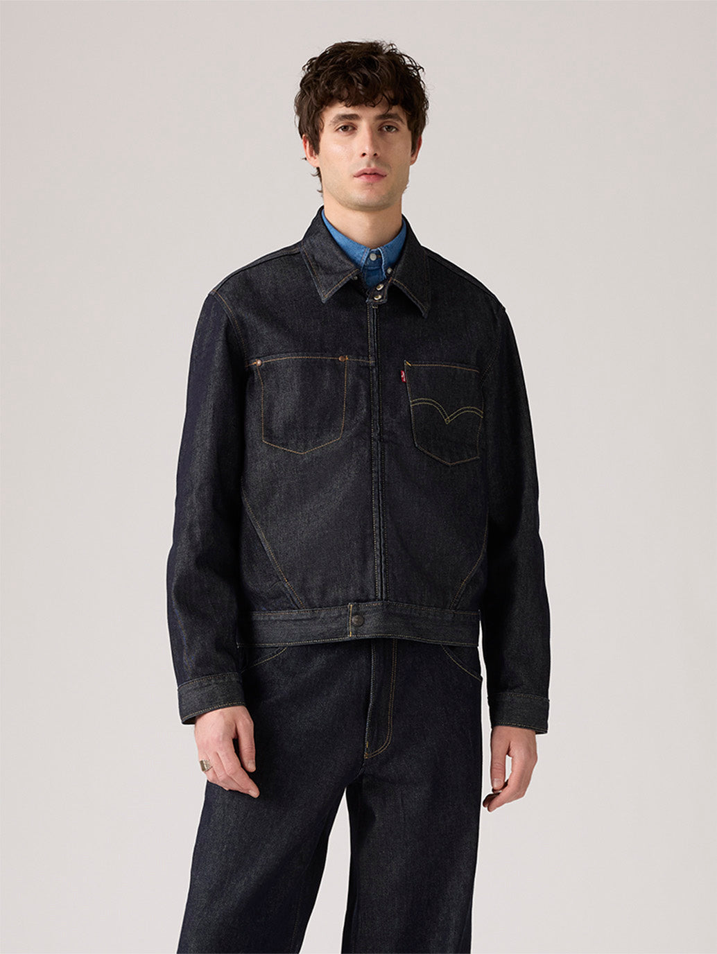 Men's Twist Trucker Jacket - Front View