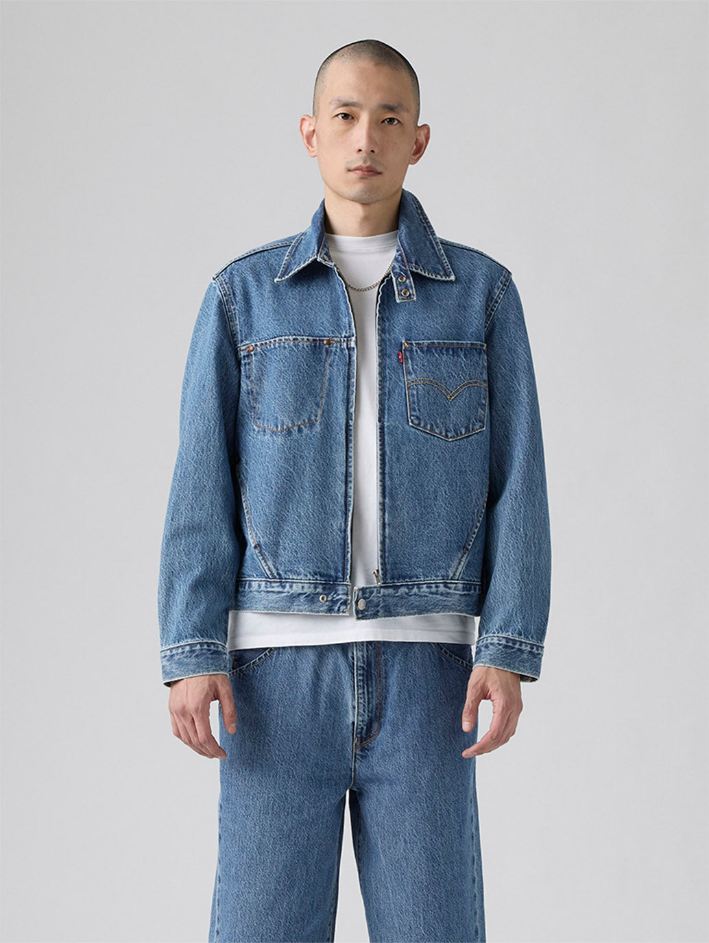 Men's Twist Trucker Jacket - Front View