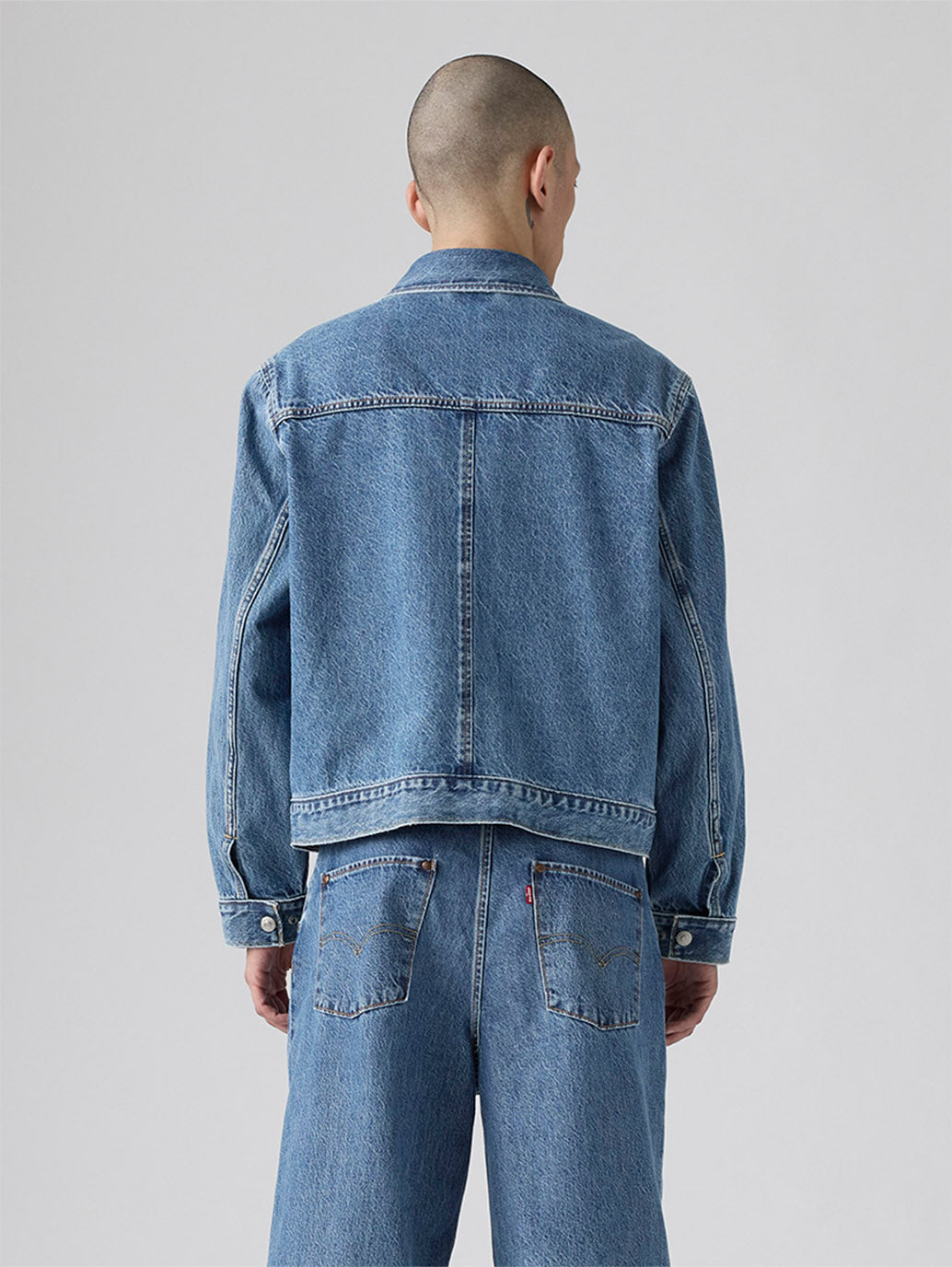 Men's Twist Trucker Jacket - Back View