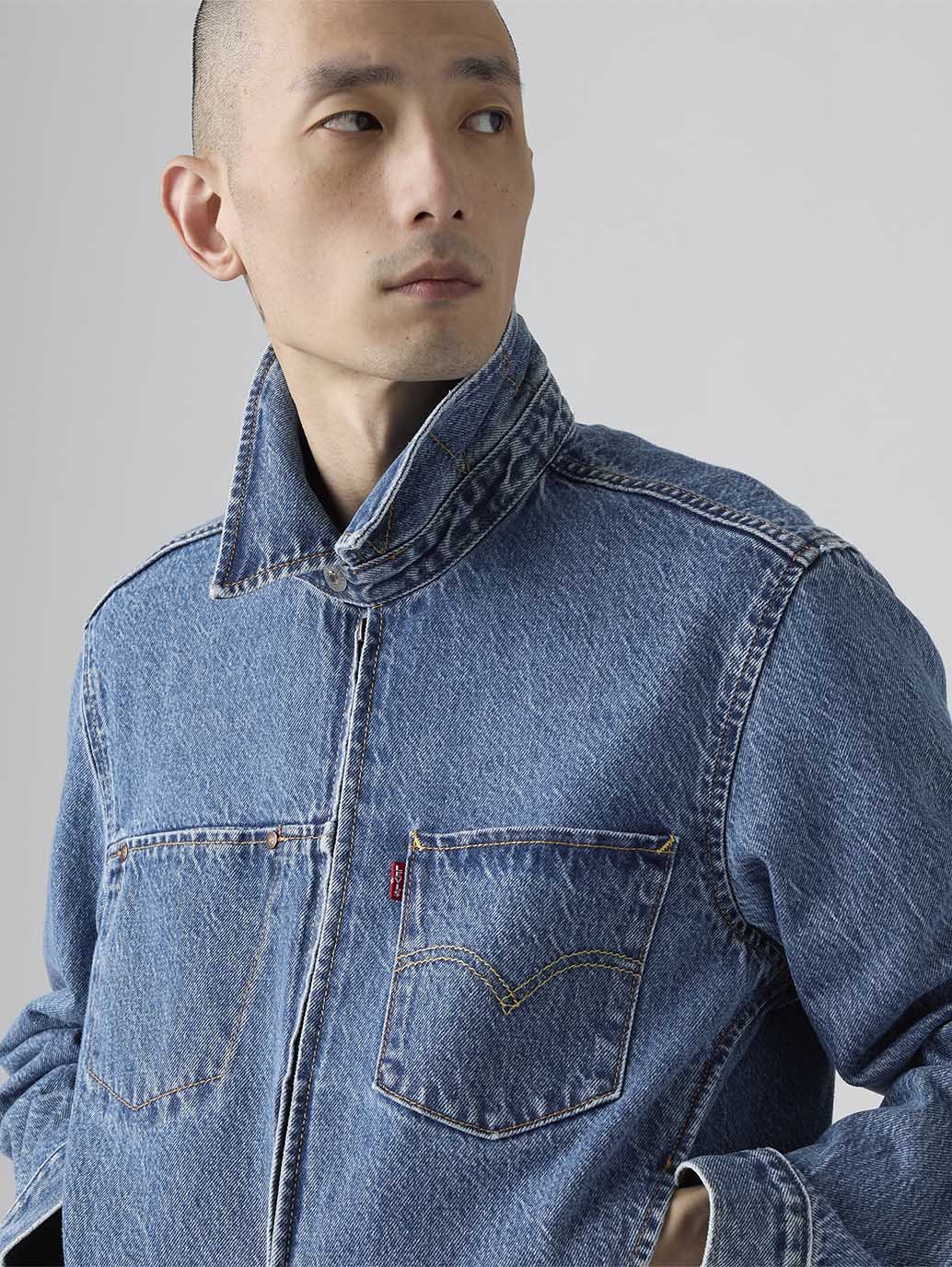 Men's Twist Trucker Jacket - Detail View