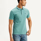 Men's Solid Slim Fit Polo T-shirt - Side View