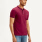 Men's Solid Slim Fit Polo T-shirt - Side View