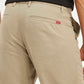 Men's Beige Authentic Straight Fit Linen Chino Pants - Detail View