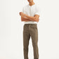 Men's Authentic Straight Fit Linen Chino Pants - Front View