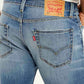 Men's 511 Light Blue Slim Fit Mid Rise Jeans - Detail View