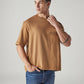 Men's Solid Loose Fit Jersey T-Shirt - Styleshot View
