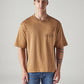Men's Solid Loose Fit Jersey T-Shirt - Front View