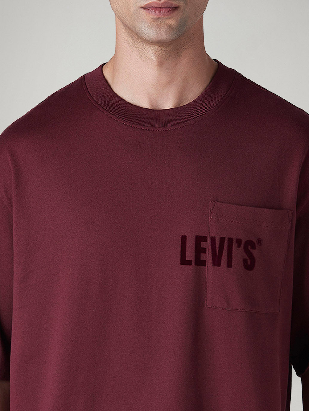 Men's Logo Printed Loose Fit Jersey T-Shirt - 20 View