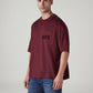 Men's Logo Printed Loose Fit Jersey T-Shirt - Side View