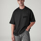 Men's Solid Loose Fit Jersey T-Shirt - Front View