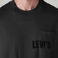 Men's Solid Loose Fit Jersey T-Shirt - Detail View