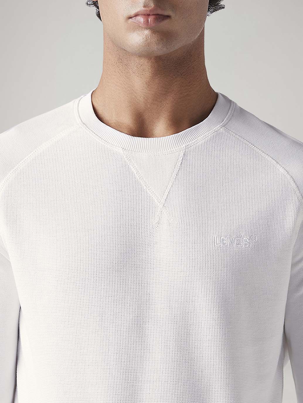 Men's Solid Regular Fit T-Shirt - Detail View