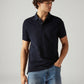 Men's Solid Slim Fit Textured T-Shirt - Styleshot View