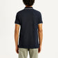 Men's Colorblock Slim Fit Polo T-Shirt - Back View