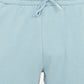 Men's Light Blue Solid Joggers - deatil View