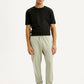 Men's Beige Solid Joggers - Front View