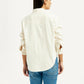 Women's Embroidered Cream Spread Collar Shirt - Back View