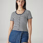 Women's Striped Slim Fit Top - Styleshot View