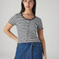 Women's Striped Slim Fit Top - Front View