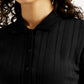Women's Textured Slim Fit Shirt - Detail View