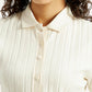 Women's Textured Slim Fit Shirt - Detail View