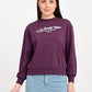 Women's Typography Printed Regular Fit Sweatshirt - jpg View