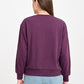 Women's Typography Printed Regular Fit Sweatshirt - bac View