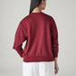 Women's Brand Logo Crew Neck Sweatshirt - Back View