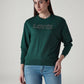 Women's Logo Printed Regular Fit Sweatshirt - Front View